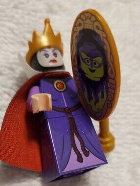 LEGO Purple Evil Queen Minifigure with Gold Mirror - Kids Toys